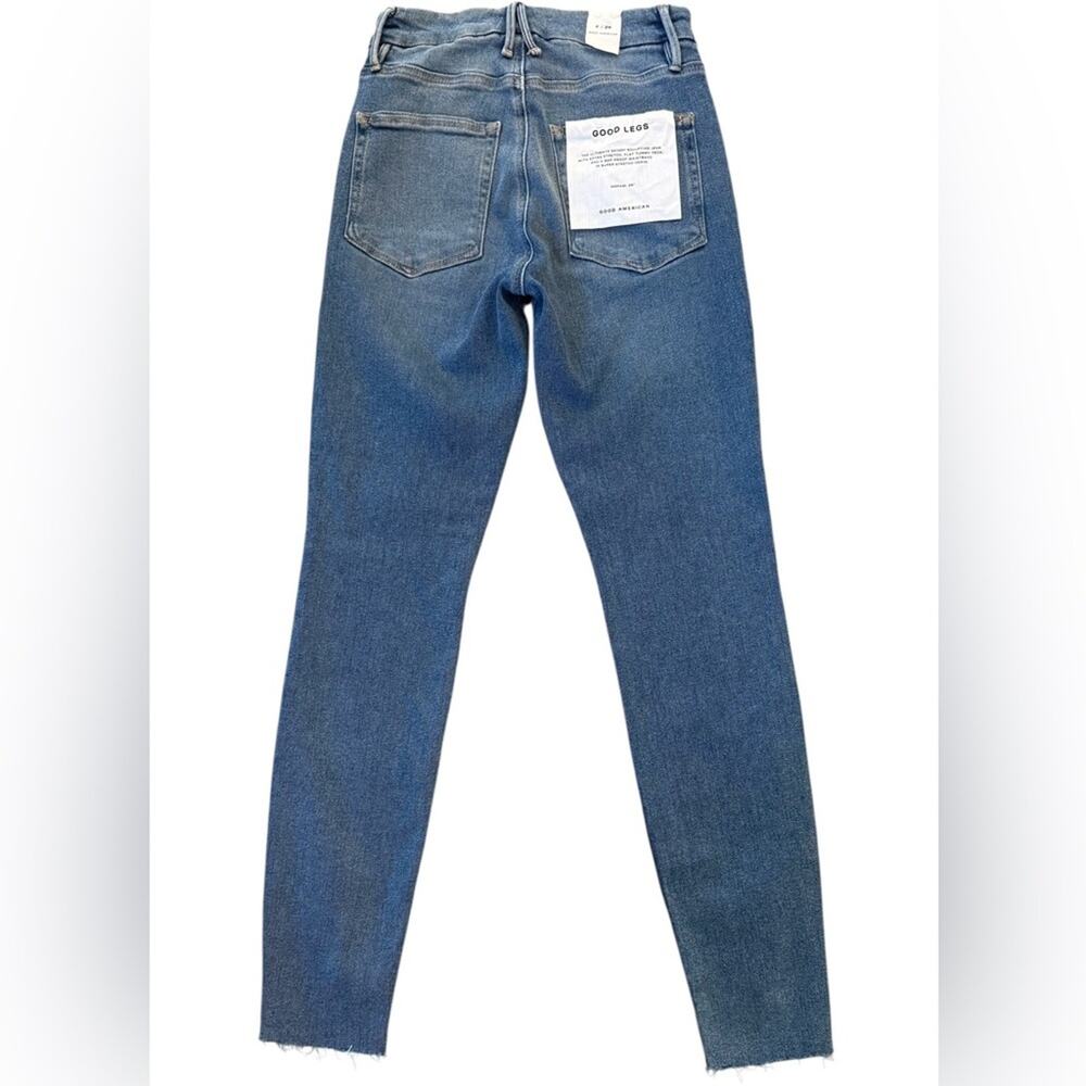 Good American Good Legs Skinny Sculpting Jeans Stretch Blue655 Women’s 26 NEW - Picture 6 of 11
